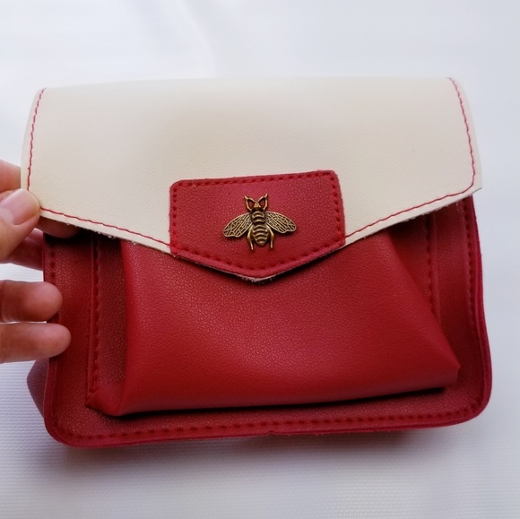 Soft vegan leather Crossbody Messanger bag purse - Picture 7 of 8